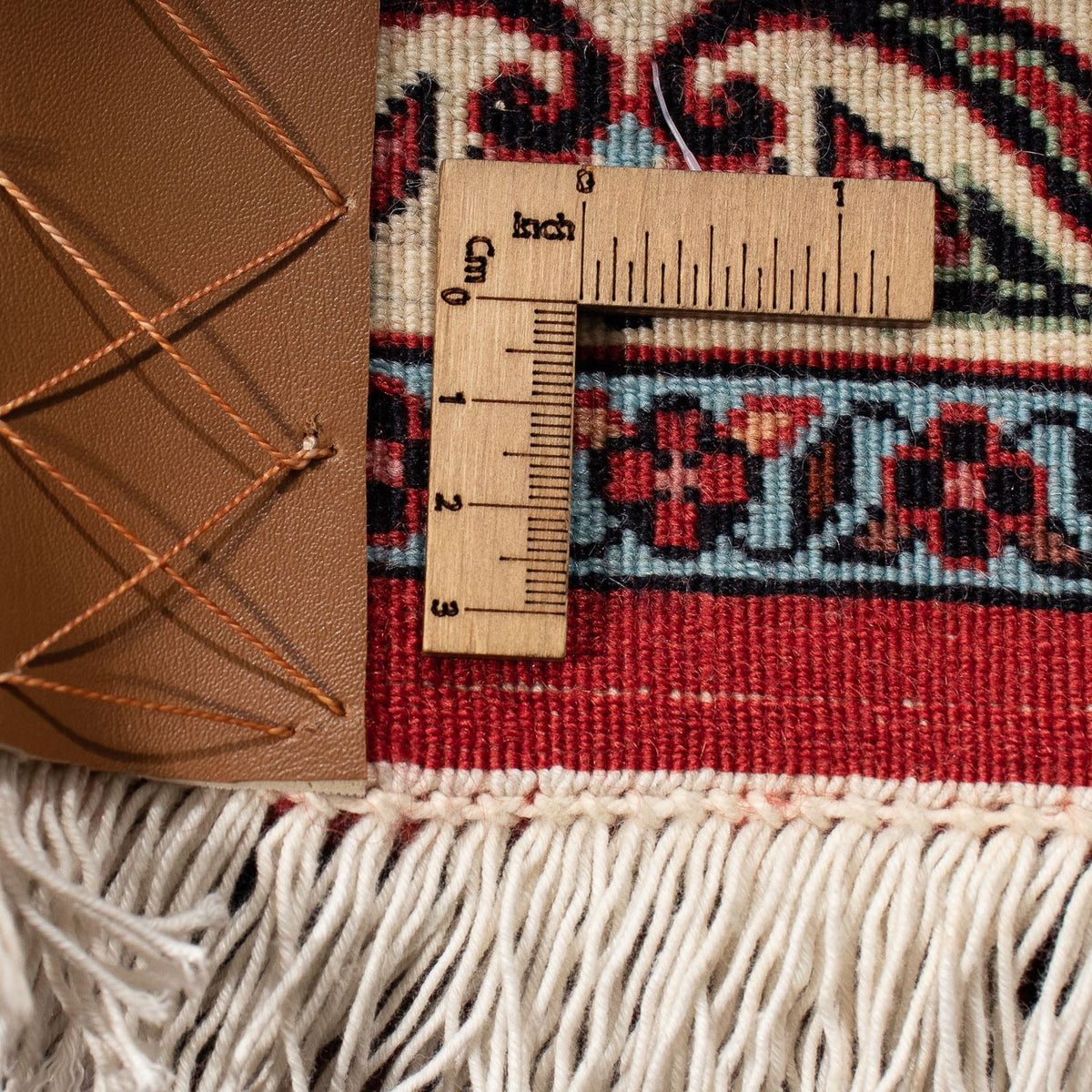 Dywan perski - Bijar - 299 x 203 cm - ciemnoniebieski