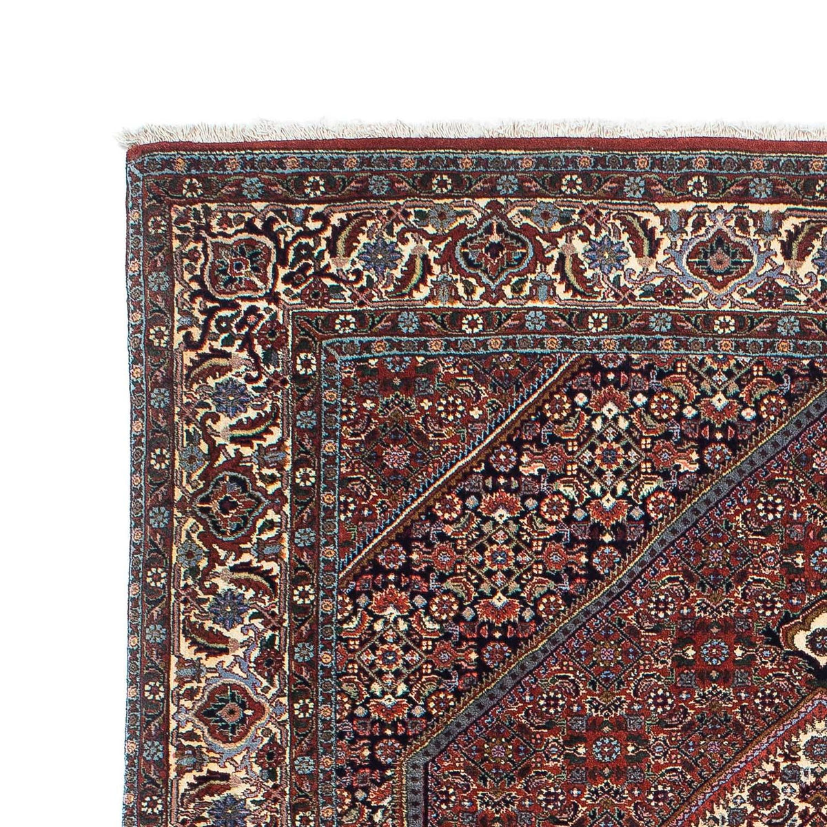 Dywan perski - Bijar - 213 x 134 cm - wielokolorowy