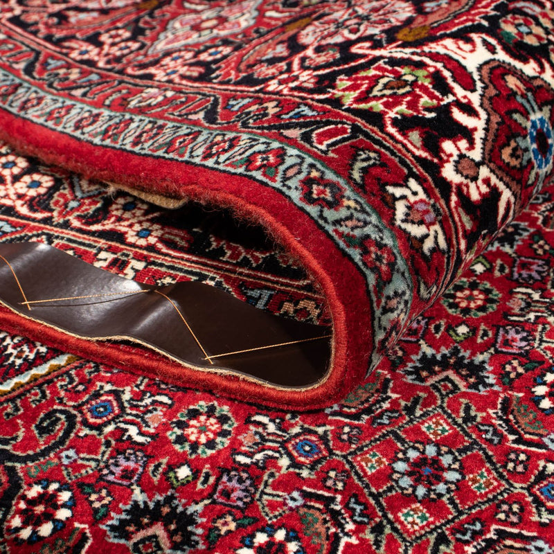 Dywan perski - Bijar - 295 x 202 cm - ciemna czerwień