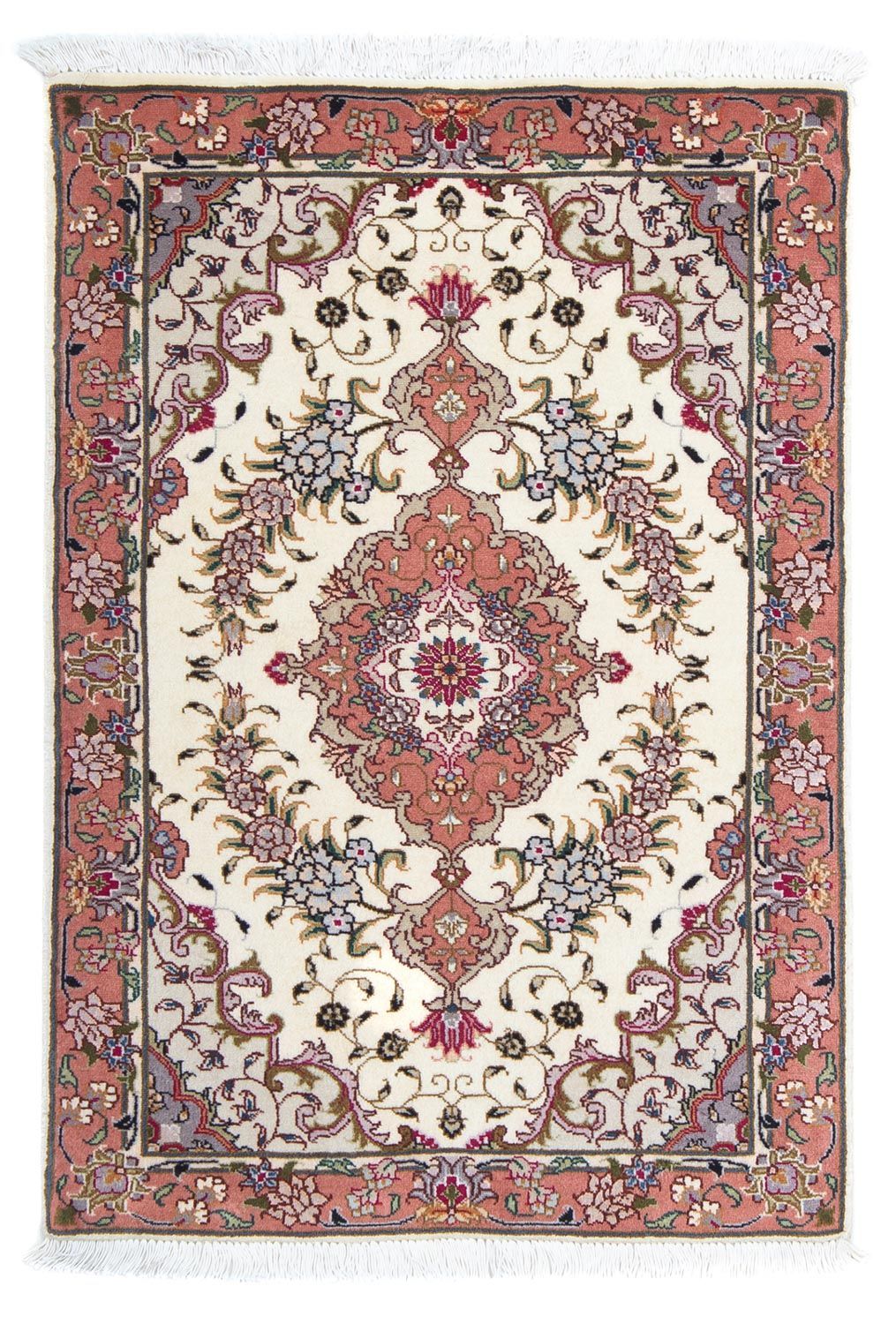 Dywan perski - Tabriz - Królewski - 90 x 60 cm - beżowy
