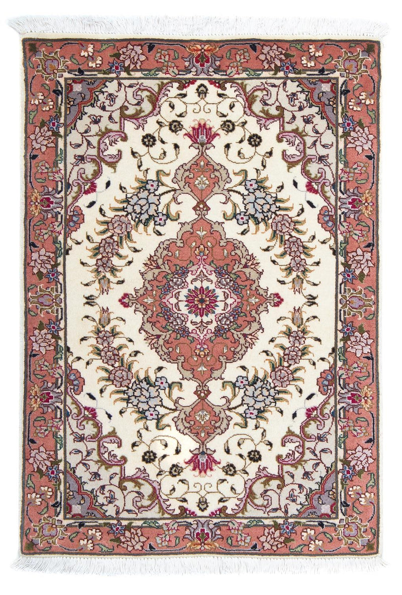 Dywan perski - Tabriz - Królewski - 90 x 60 cm - beżowy