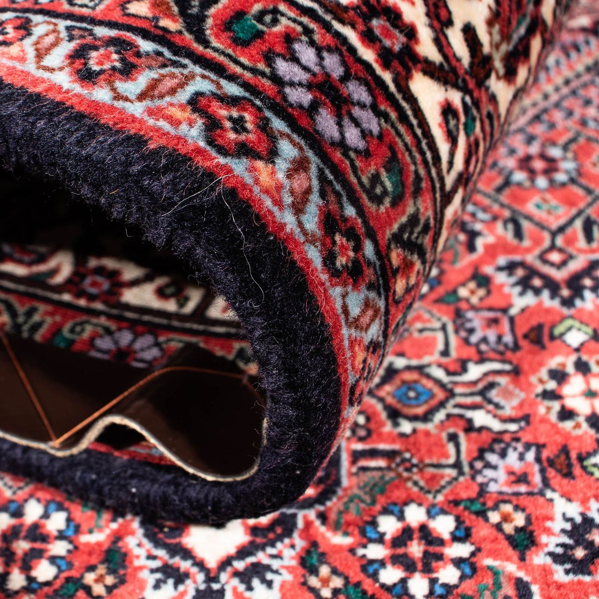 Dywan perski - Bijar - 253 x 174 cm - jasna czerwień