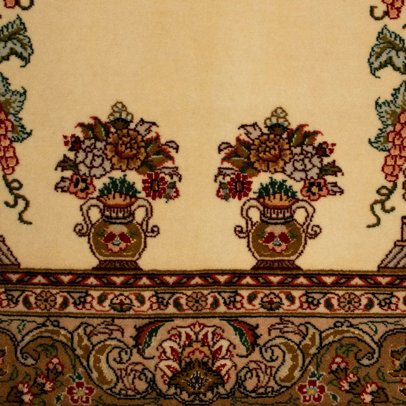 Dywan perski - Tabriz - Królewski - 153 x 103 cm - beżowy