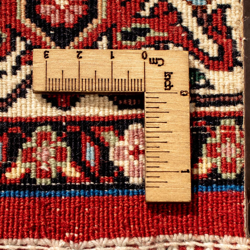 Biegacz Dywan perski - Bijar - 292 x 84 cm - ciemna czerwień