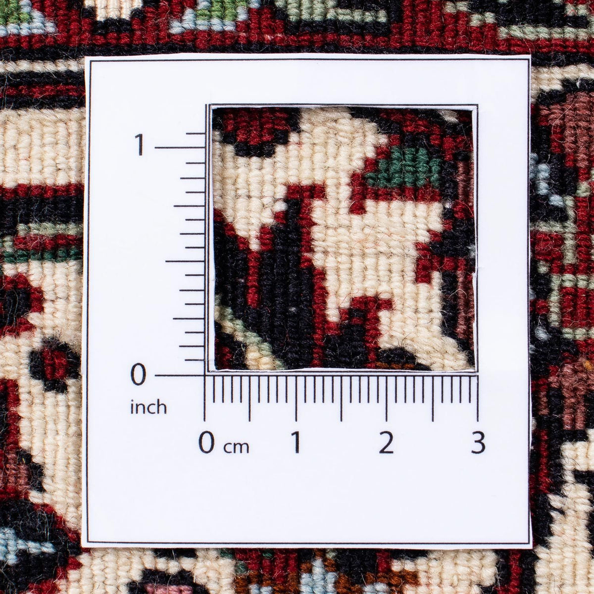 Dywan perski - Bijar - 238 x 171 cm - ciemna czerwień