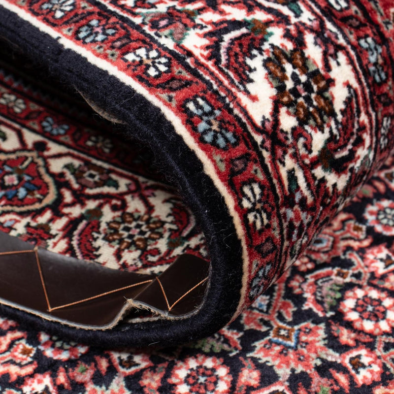 Biegacz Dywan perski - Bijar - 203 x 100 cm - ciemnoniebieski