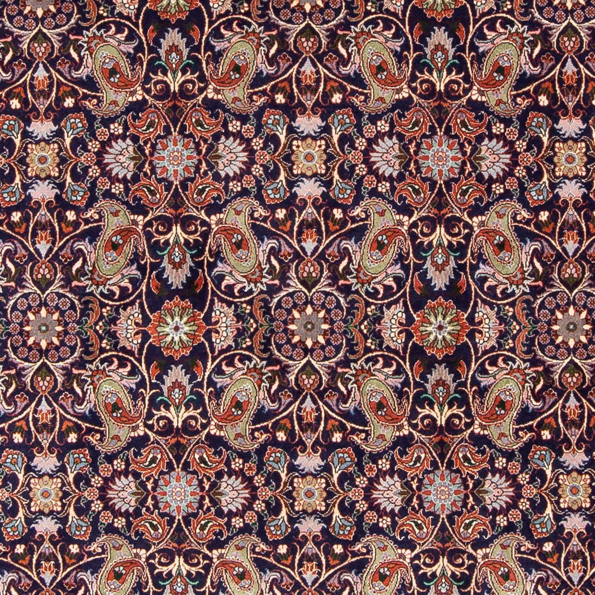 Dywan perski - Bijar - 247 x 169 cm - ciemnoniebieski