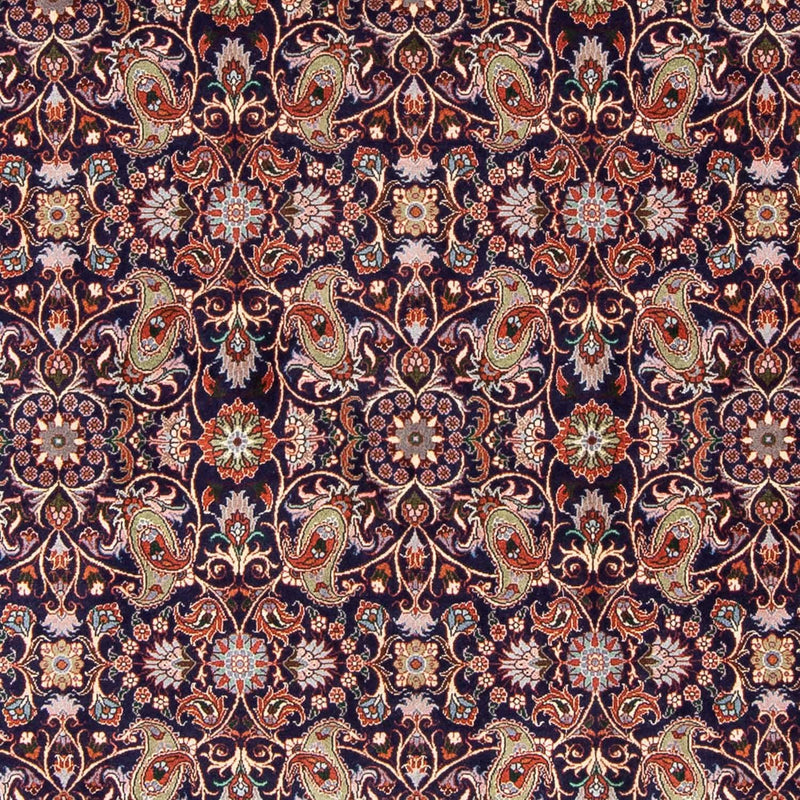 Dywan perski - Bijar - 247 x 169 cm - ciemnoniebieski