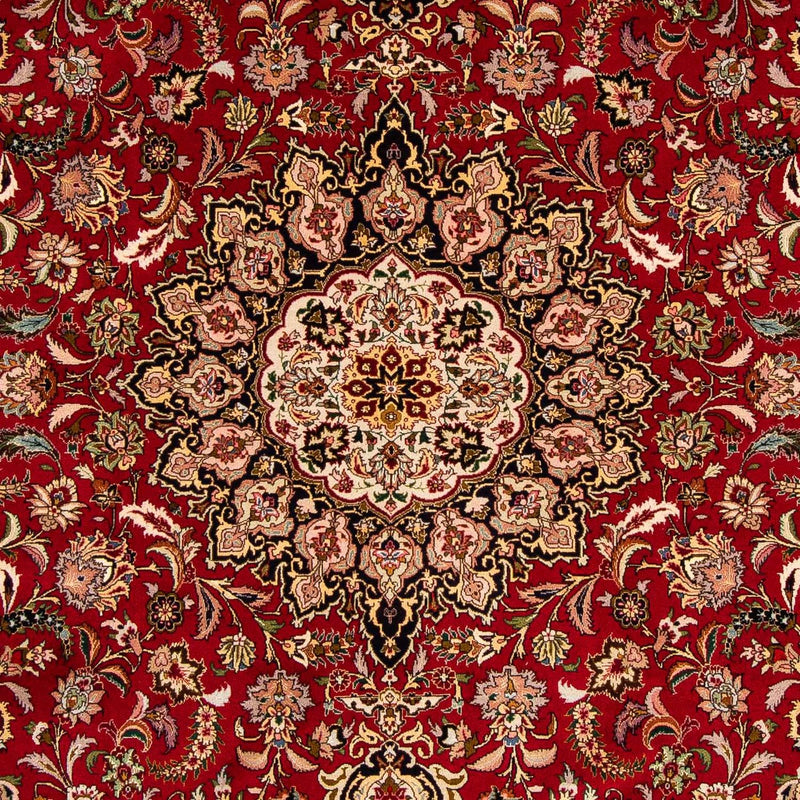 Dywan perski - Tabriz - Królewski - 308 x 205 cm - ciemna czerwień