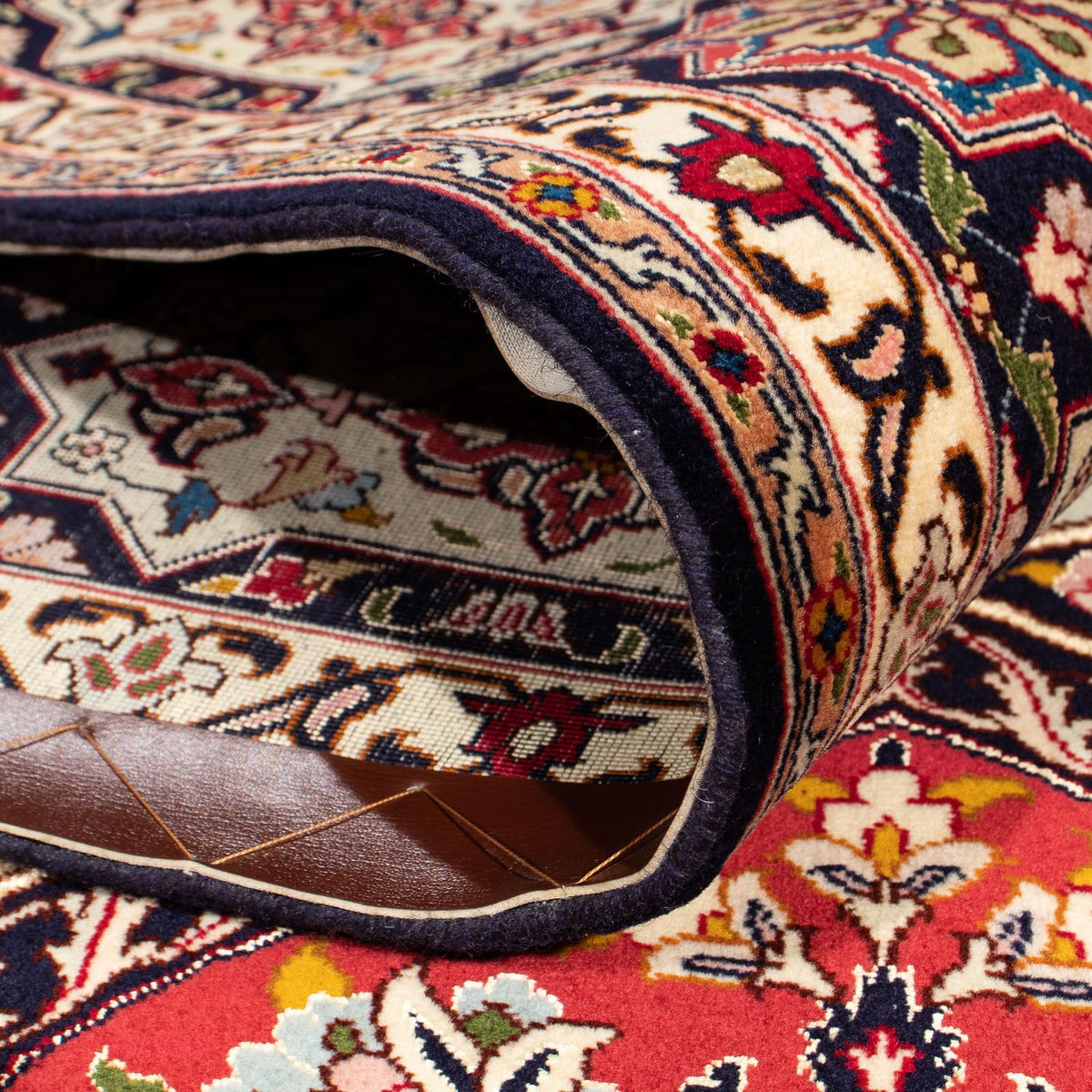 Dywan perski - Tabriz - Królewski - 246 x 205 cm - wielokolorowy