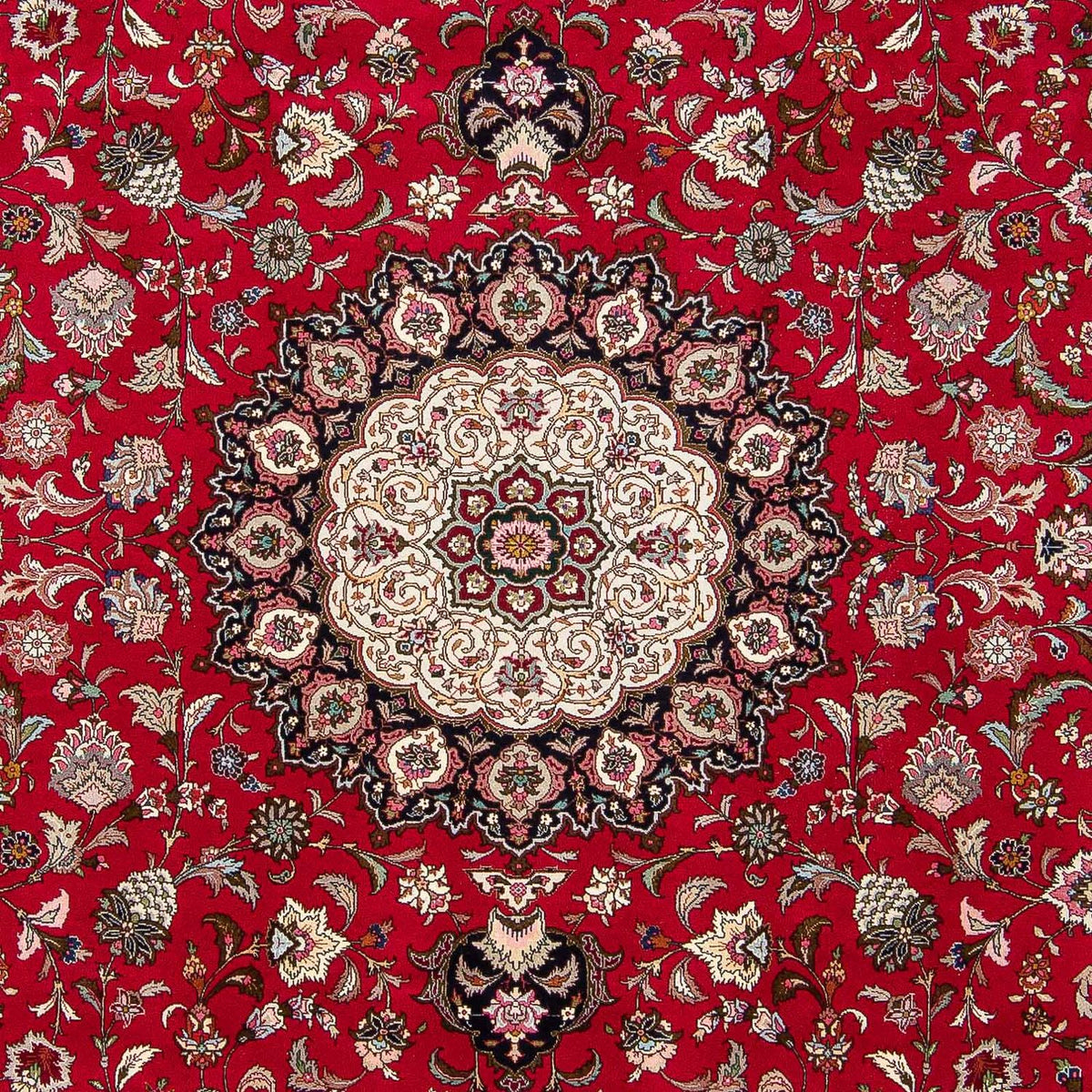 Dywan perski - Tabriz - Królewski - 302 x 248 cm - czerwony