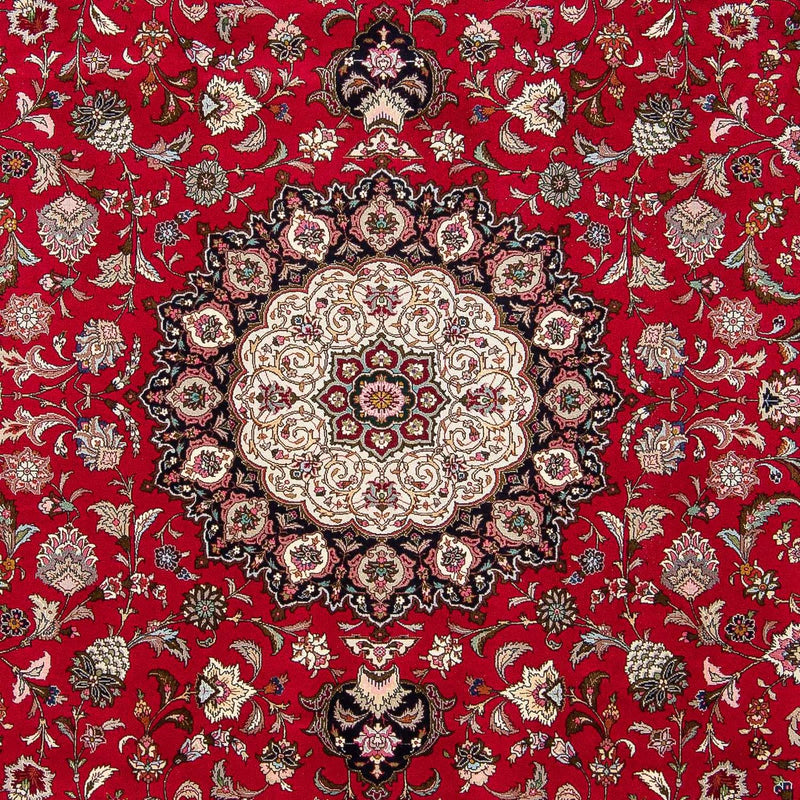 Dywan perski - Tabriz - Królewski - 302 x 248 cm - czerwony