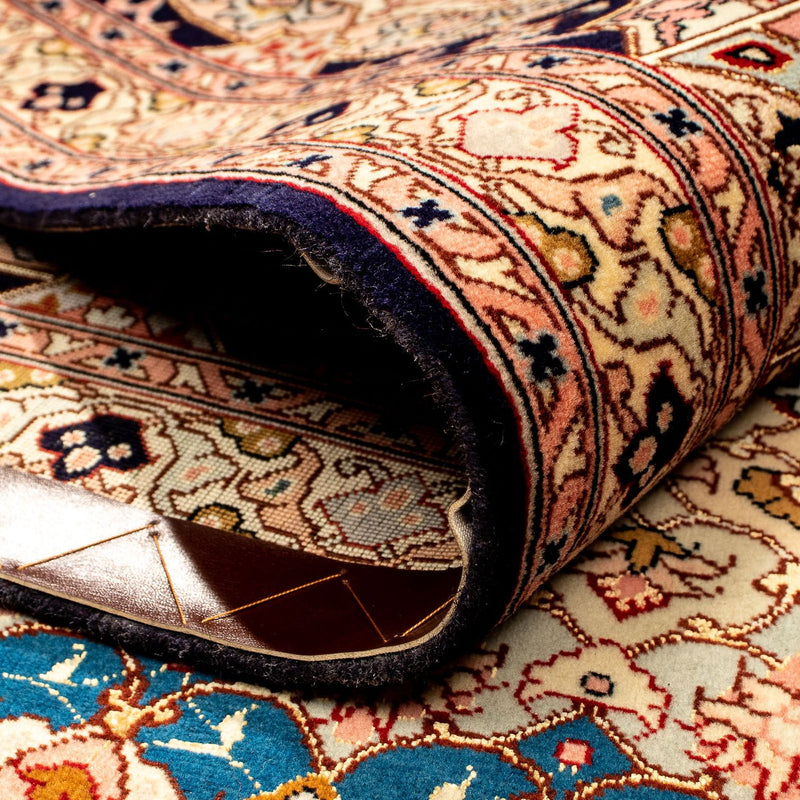 Dywan perski - Tabriz - Królewski - 338 x 248 cm - ciemnoniebieski