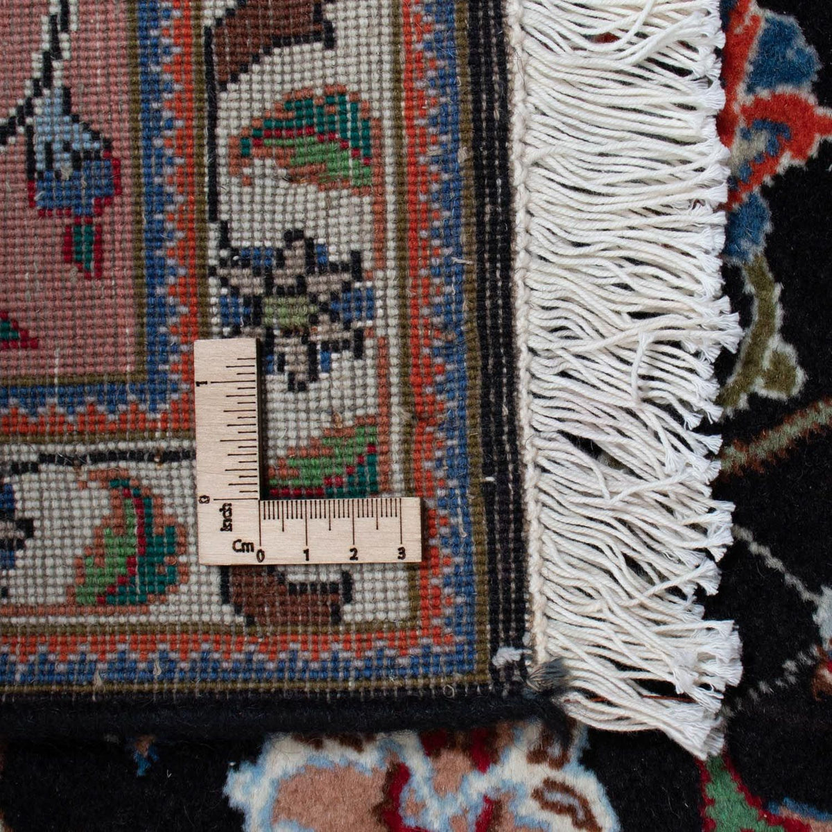 Dywan perski - Tabriz - Królewski - 293 x 190 cm - ciemnoniebieski