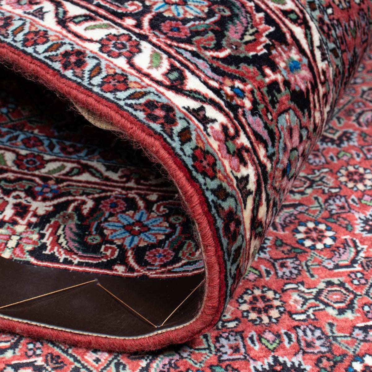 Dywan perski - Bijar - 216 x 128 cm - jasna czerwień