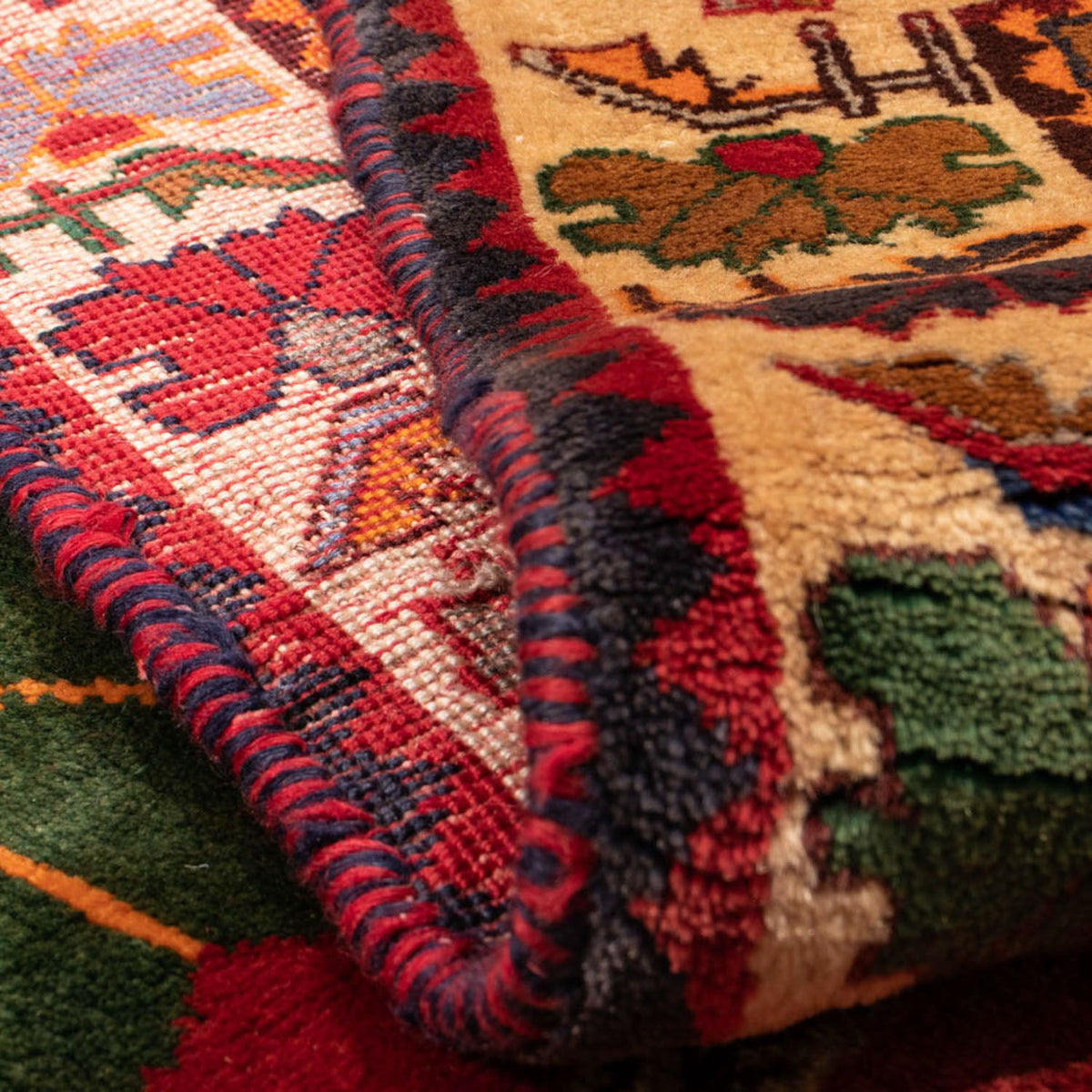 Perski dywan - Nomadyczny - 188 x 108 cm - czerwony