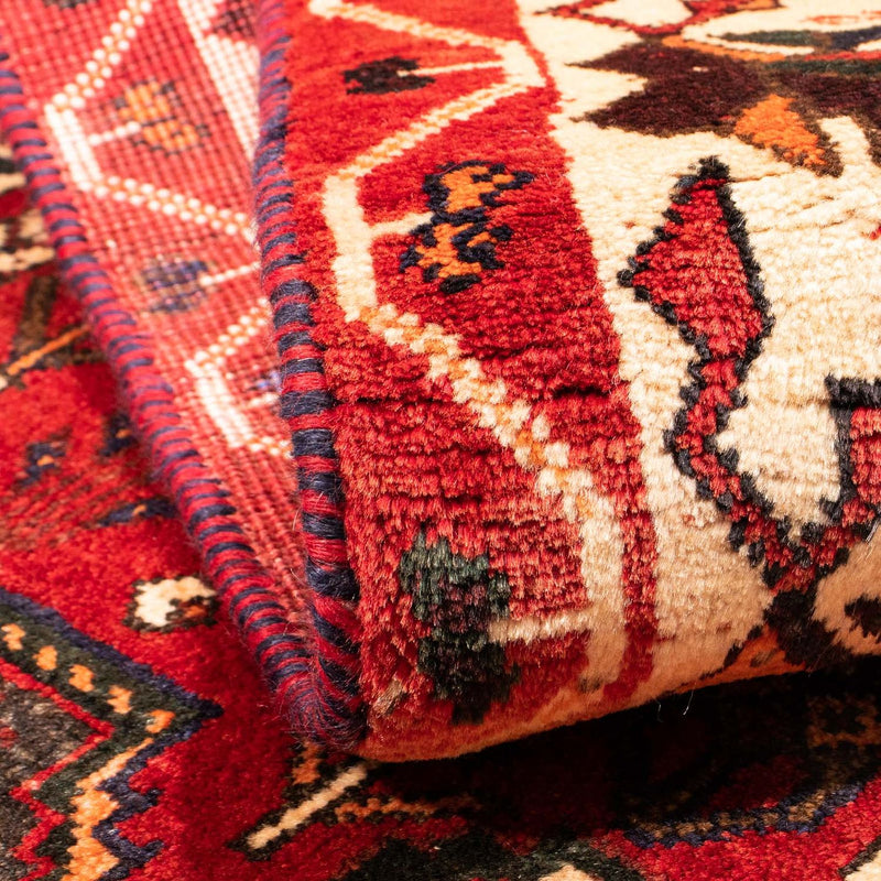 Perski dywan - Nomadyczny - 160 x 110 cm - ciemna czerwień