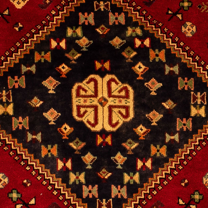 Perski dywan - Nomadyczny - 302 x 214 cm - ciemna czerwień