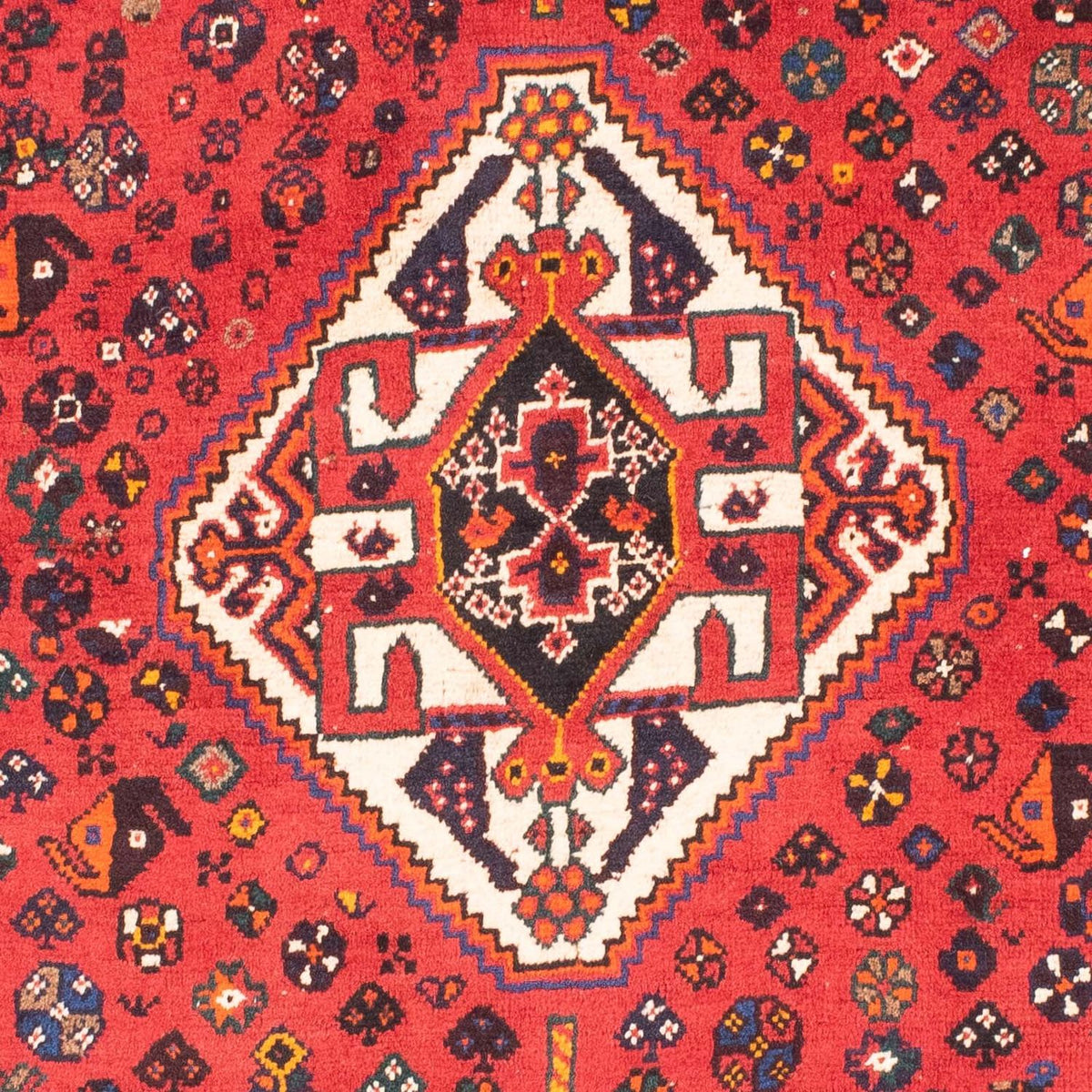 Perski dywan - Nomadyczny - 171 x 118 cm - ciemna czerwień