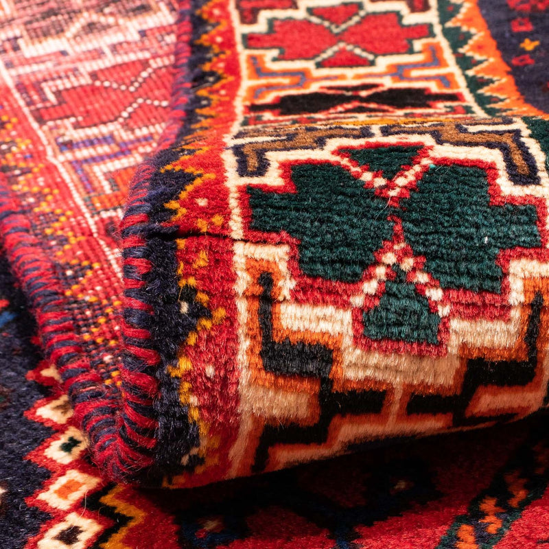 Perski dywan - Nomadyczny - 171 x 118 cm - ciemna czerwień