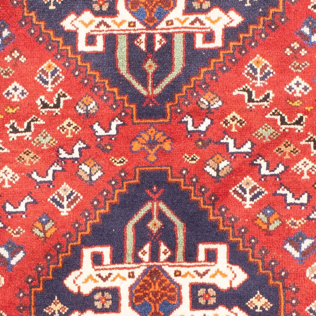 Perski dywan - Nomadyczny - 150 x 83 cm - ciemnoniebieski