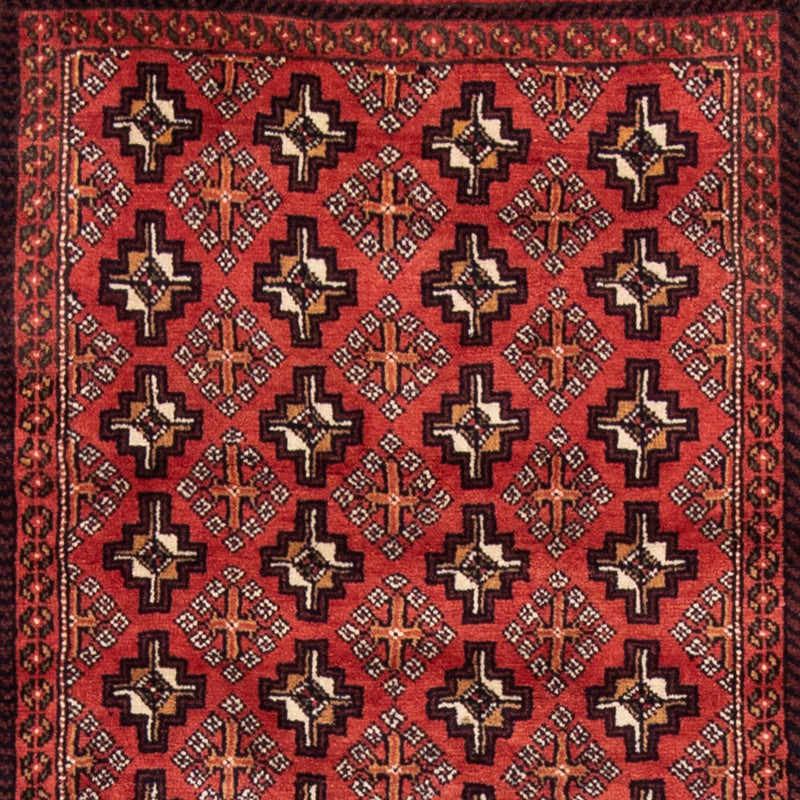 Biegacz Perski dywan - Nomadyczny - 210 x 107 cm - czerwony