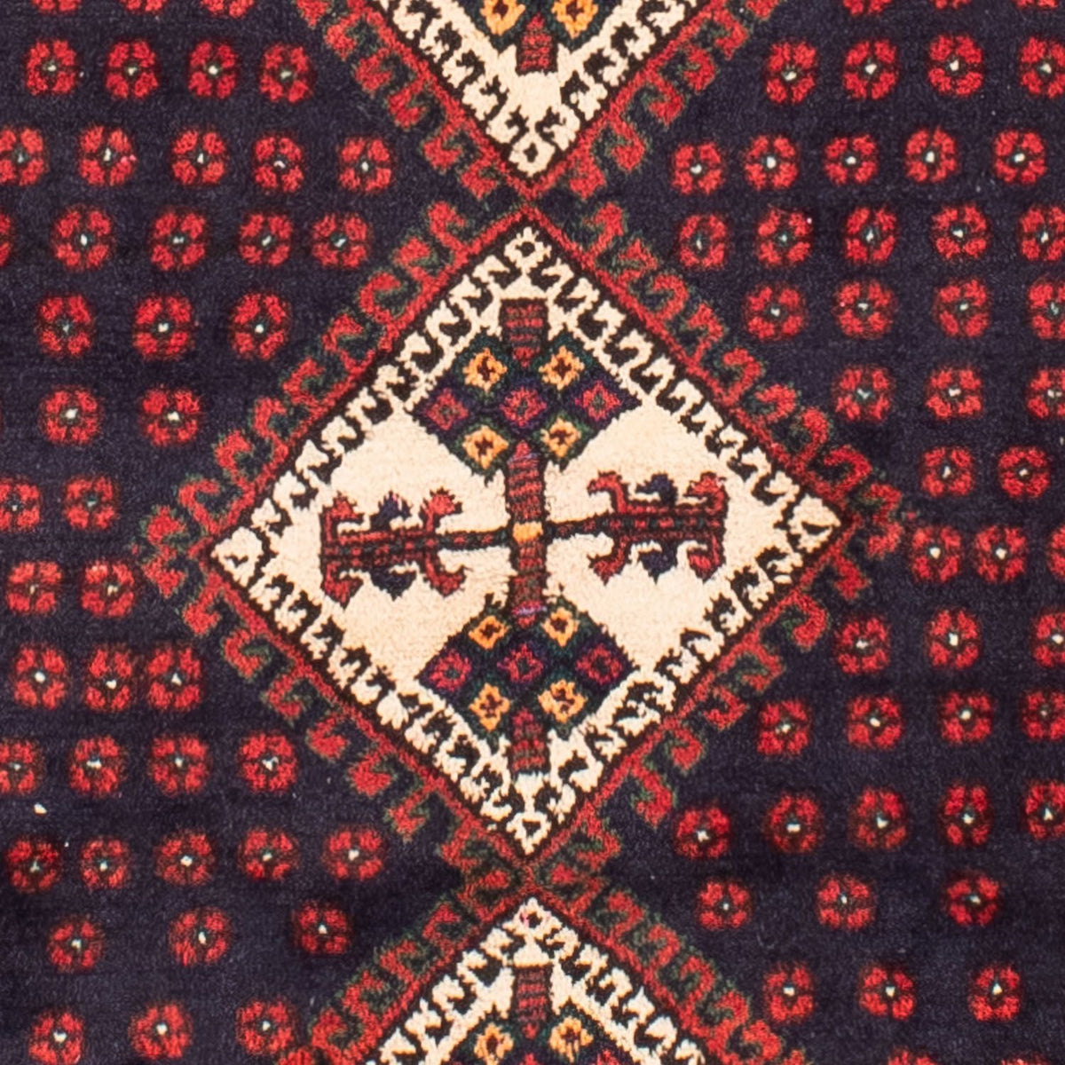 Perski dywan - Nomadyczny - 215 x 164 cm - ciemnoniebieski