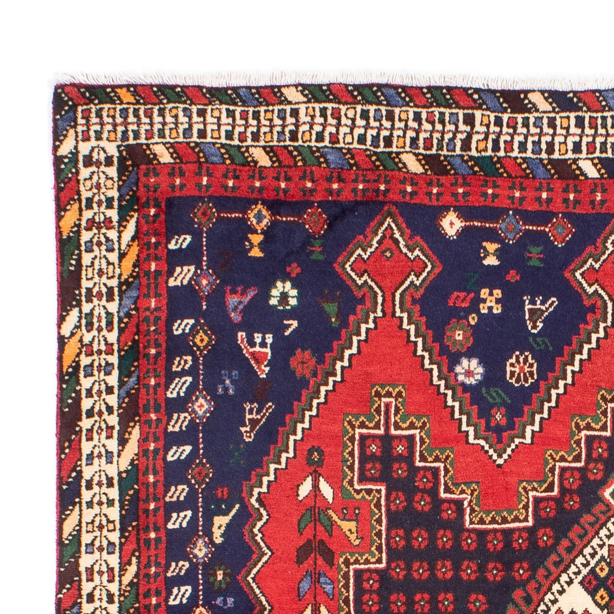 Perski dywan - Nomadyczny - 215 x 164 cm - ciemnoniebieski