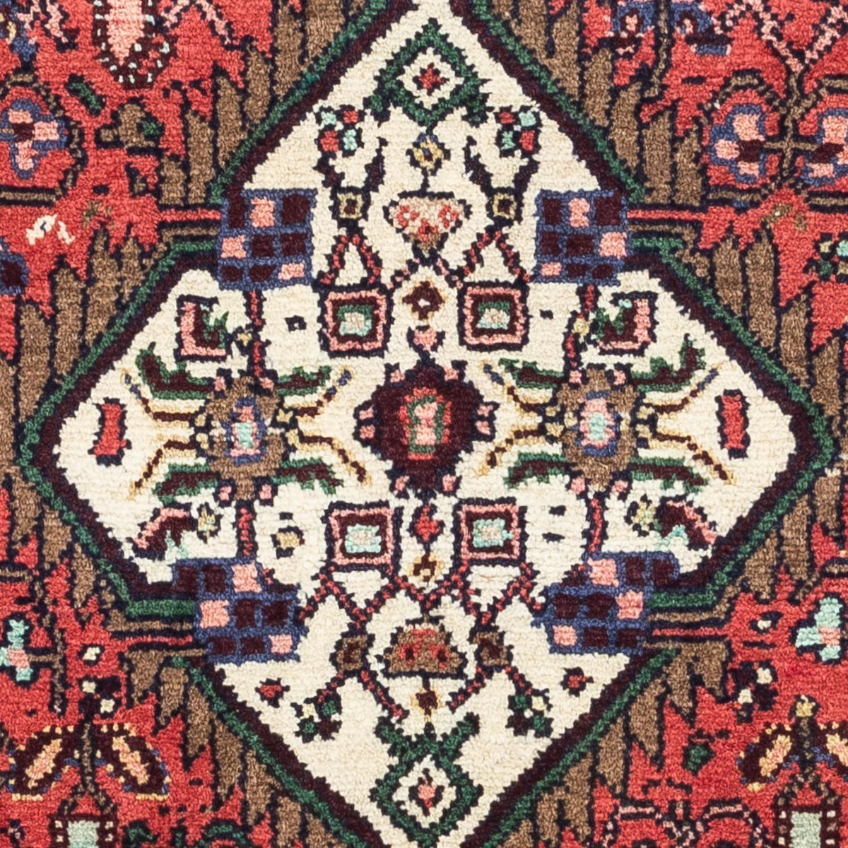 Perski dywan - Nomadyczny - 132 x 82 cm - czerwony