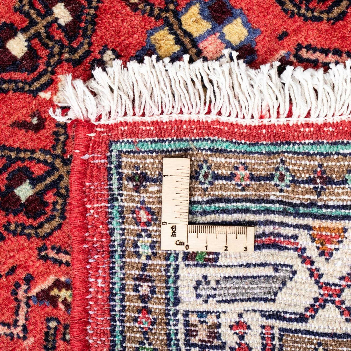 Perski dywan - Nomadyczny - 132 x 82 cm - czerwony