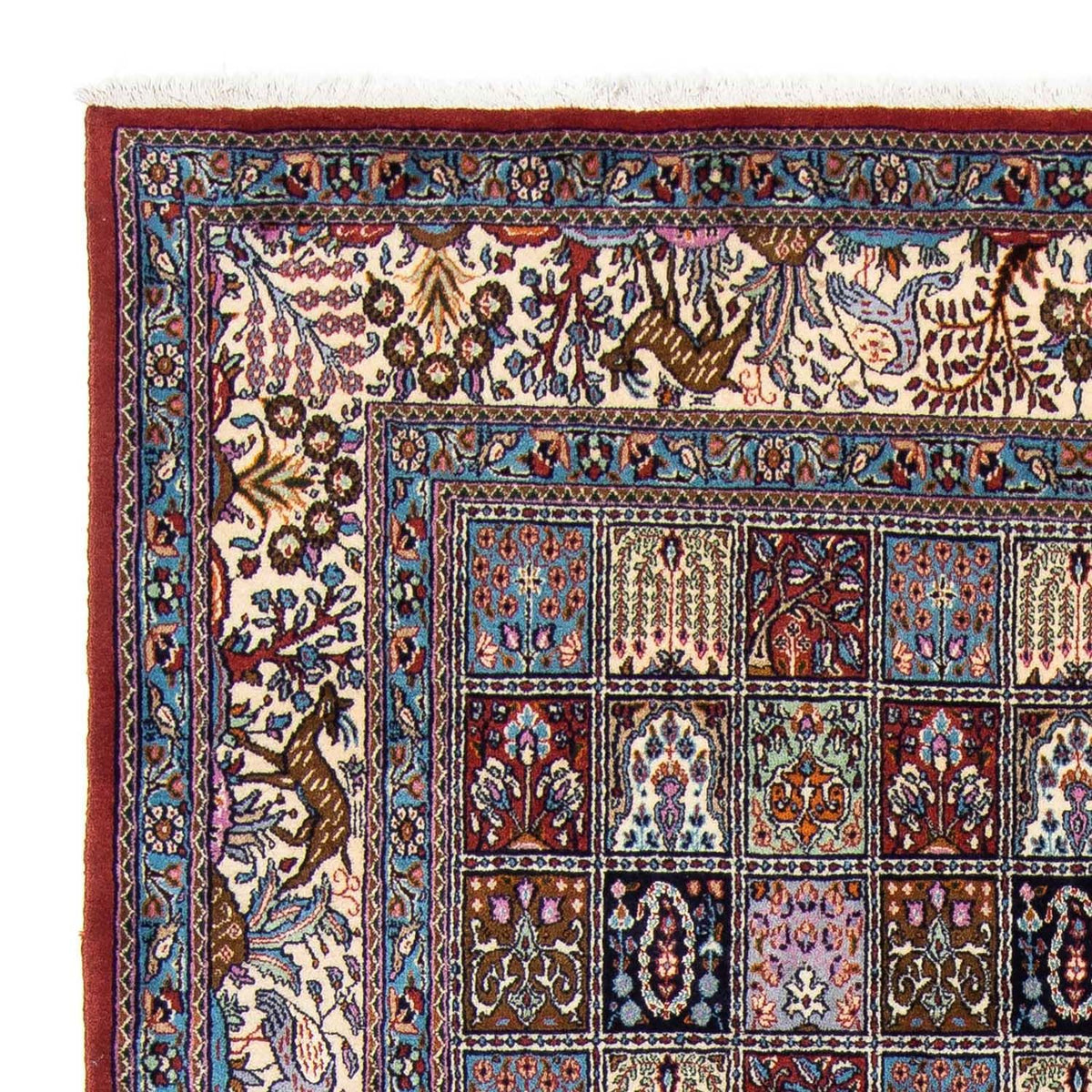 Dywan perski - Klasyczny - 302 x 202 cm - ciemna czerwień