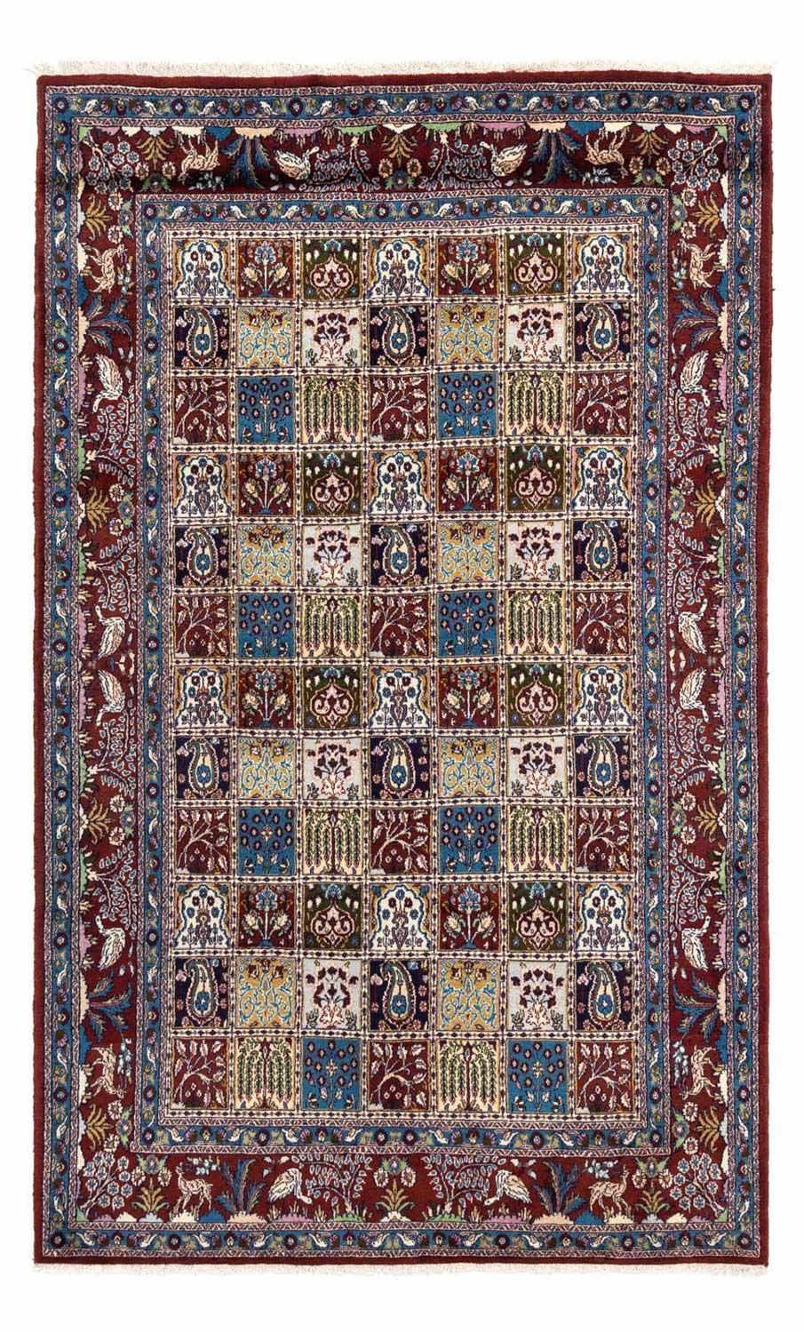 Dywan perski - Klasyczny - 245 x 155 cm - ciemna czerwień