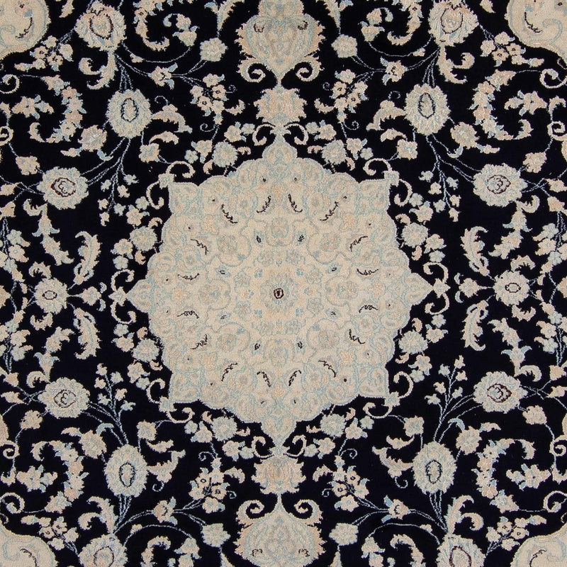 Dywan perski - Nain - 348 x 248 cm - ciemnoniebieski