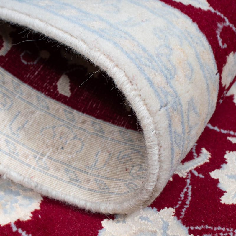 Biegacz Dywan perski - Nain - 295 x 82 cm - ciemna czerwień