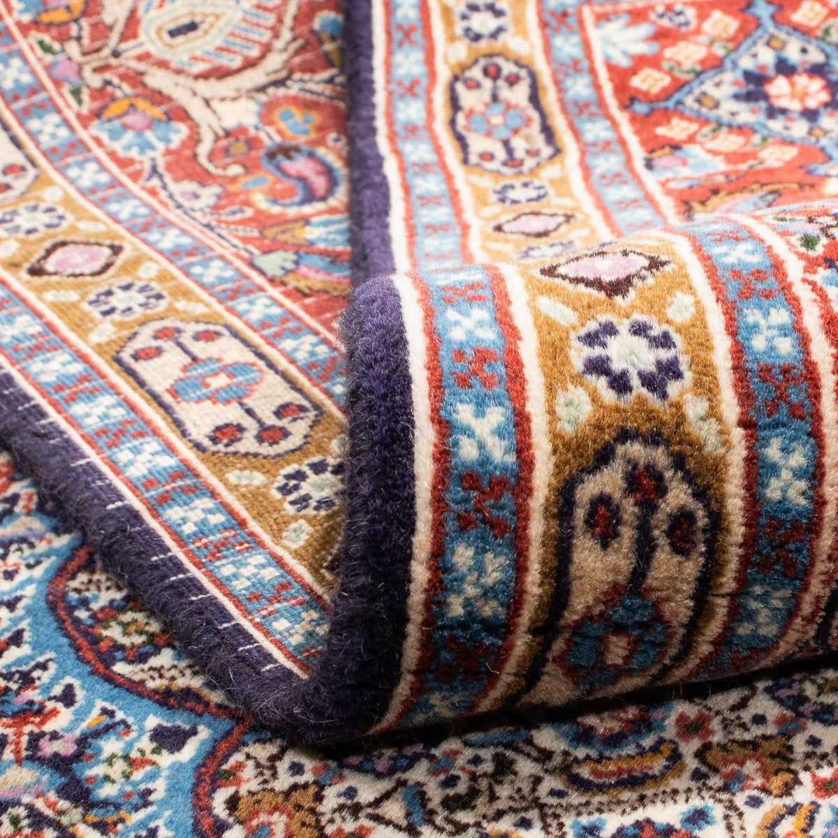 Dywan perski - Klasyczny kwadratowy  - 200 x 191 cm - beżowy