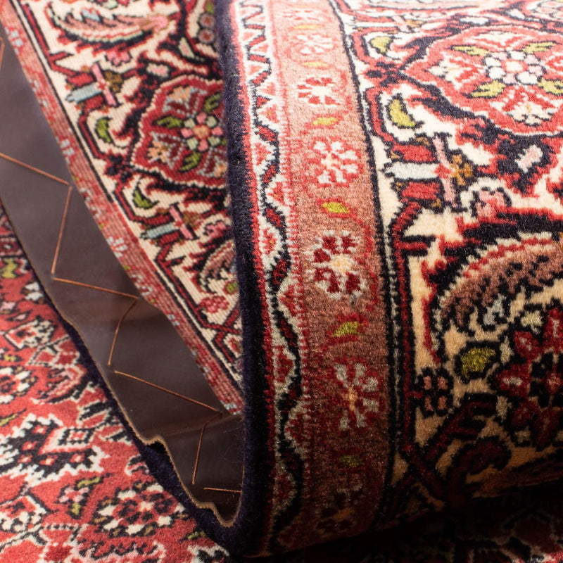 Dywan perski - Bijar - 205 x 141 cm - ciemna czerwień