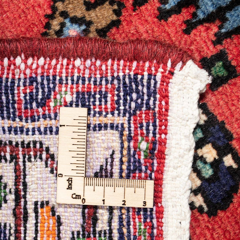 Perski dywan - Nomadyczny - 126 x 83 cm - czerwony