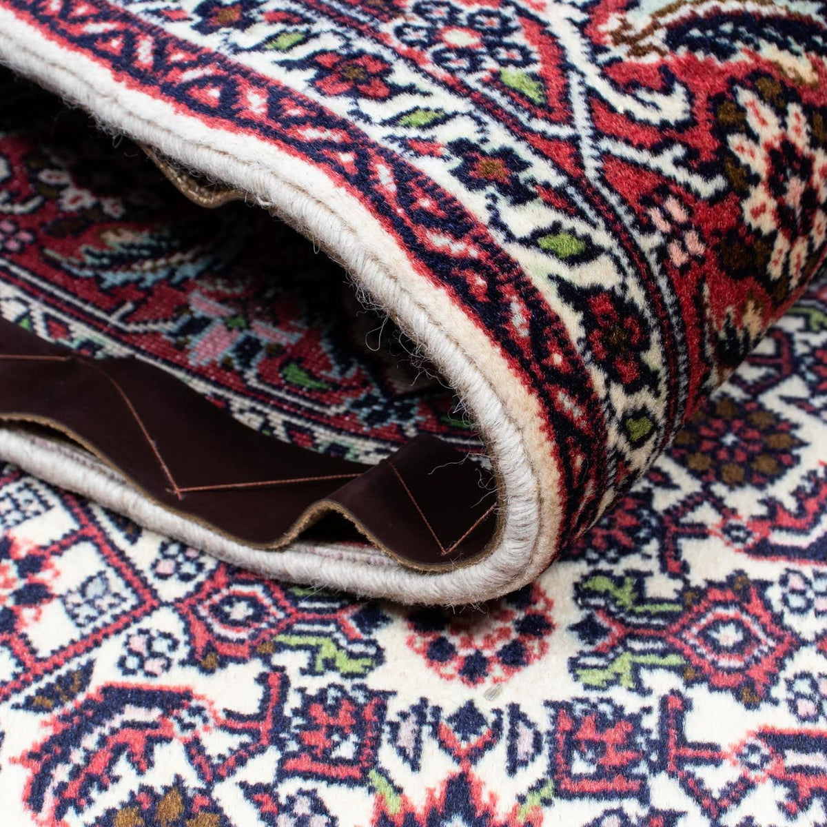 Dywan perski - Bijar - 207 x 128 cm - ciemnoniebieski