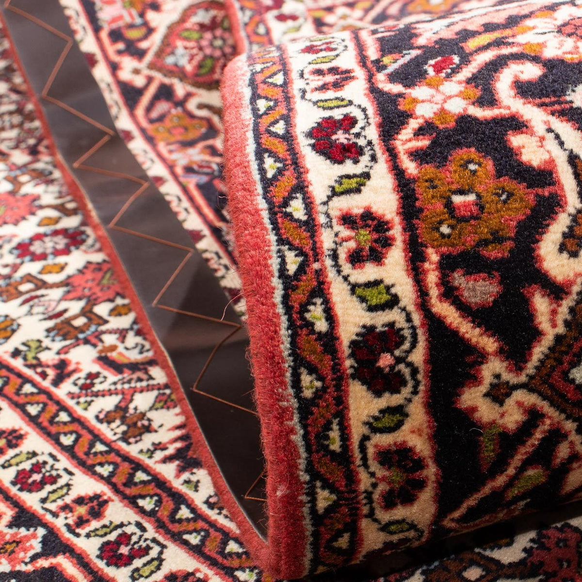 Dywan perski - Bijar - 237 x 176 cm - jasna czerwień