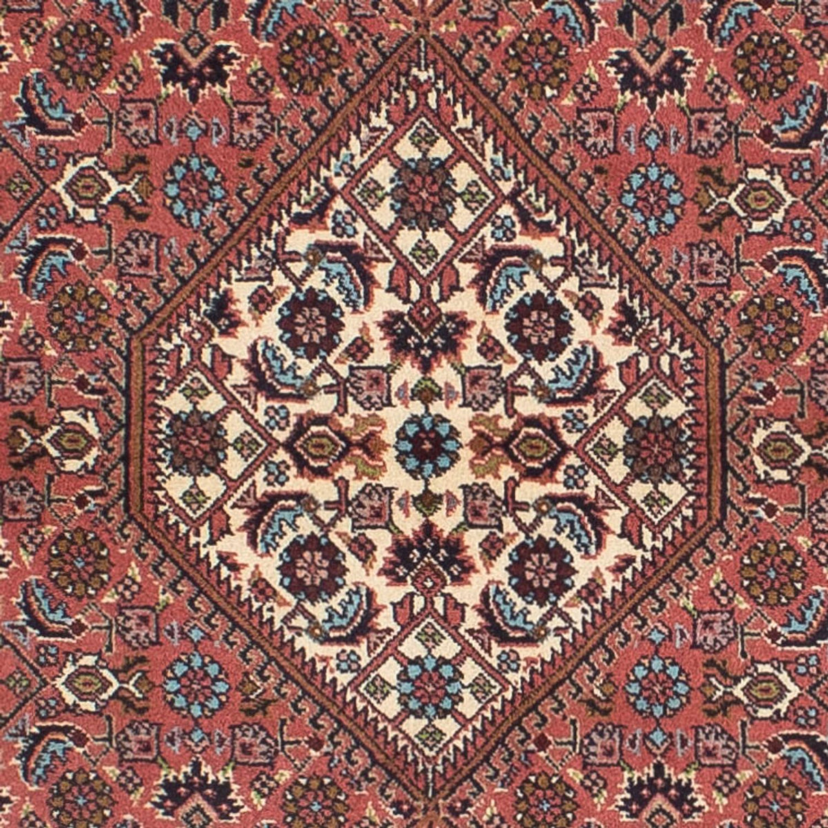 Biegacz Dywan perski - Bijar - 297 x 84 cm - jasna czerwień