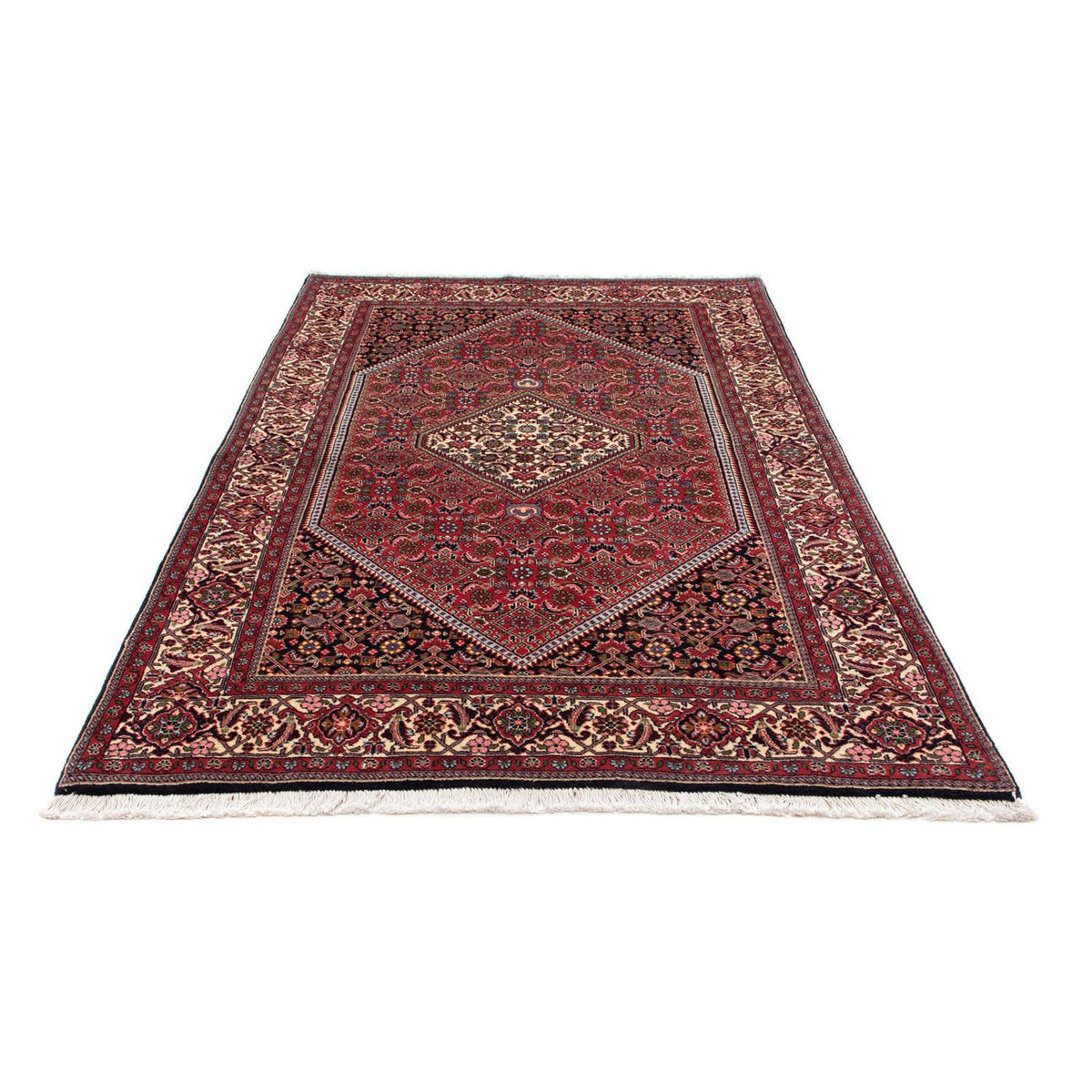 Dywan perski - Bijar - 216 x 137 cm - ciemnoniebieski