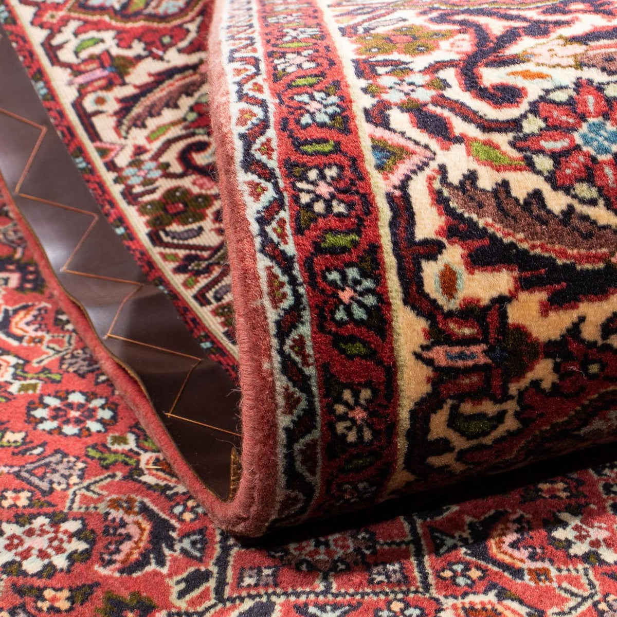 Dywan perski - Bijar - 292 x 196 cm - brązowy