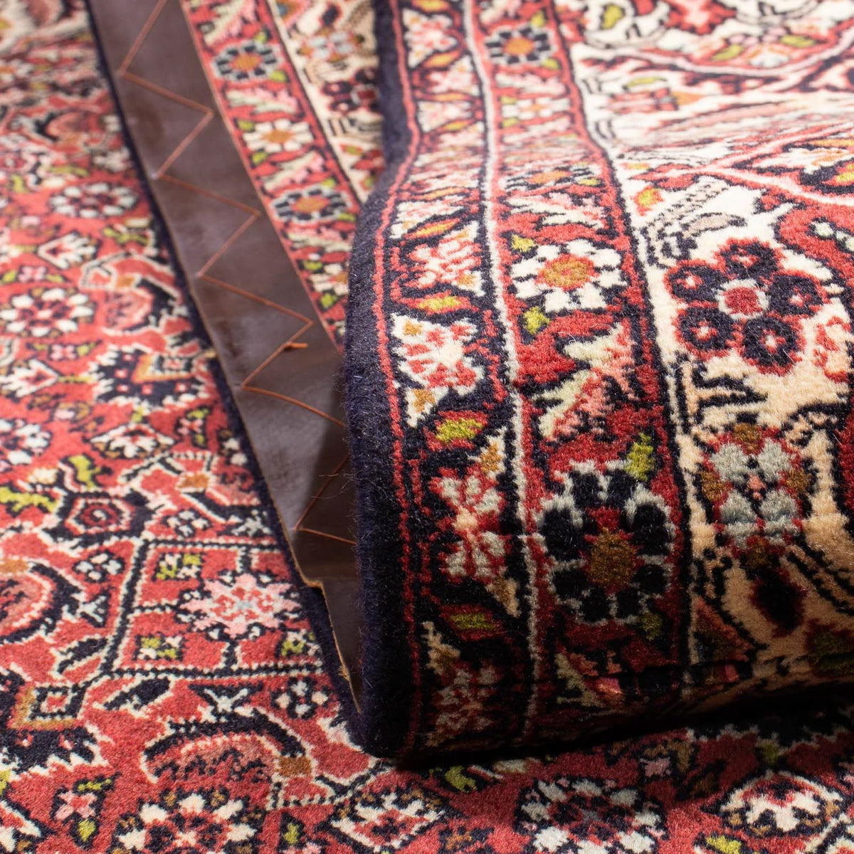 Dywan perski - Bijar - 292 x 198 cm - brązowy