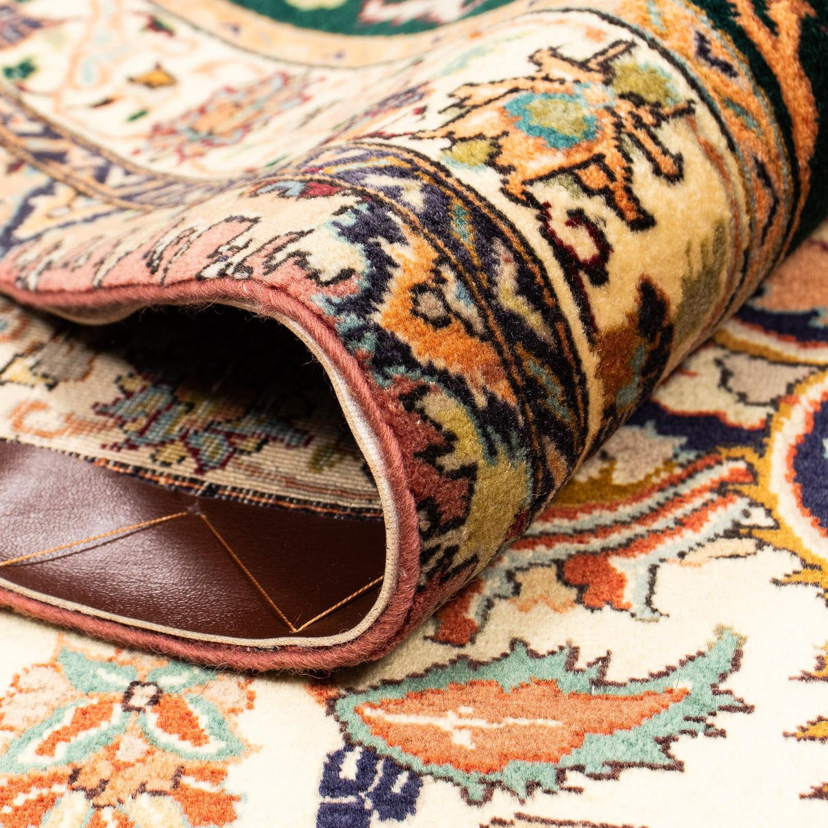 Dywan perski - Tabriz - Królewski - 398 x 295 cm - wielokolorowy