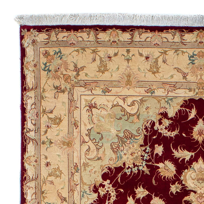 Dywan perski - Tabriz - Królewski - 200 x 153 cm - ciemna czerwień