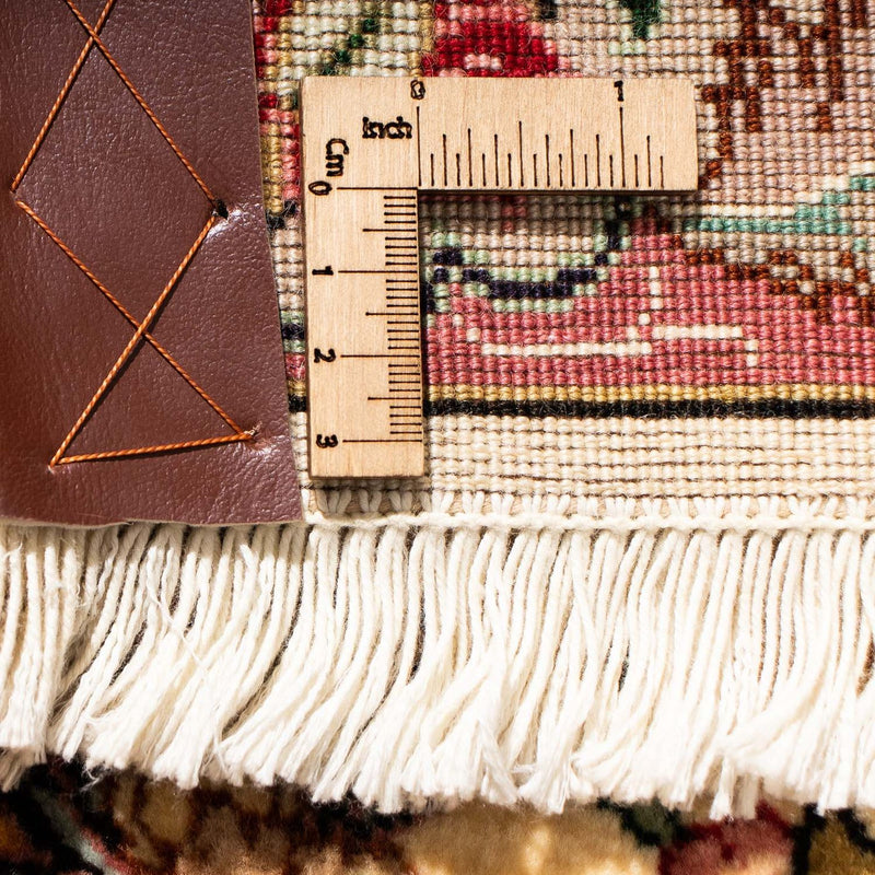 Biegacz Dywan perski - Tabriz - Królewski - 299 x 68 cm - beżowy