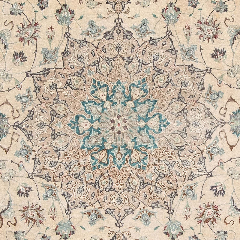 Dywan perski - Tabriz - Królewski - 300 x 204 cm - beżowy