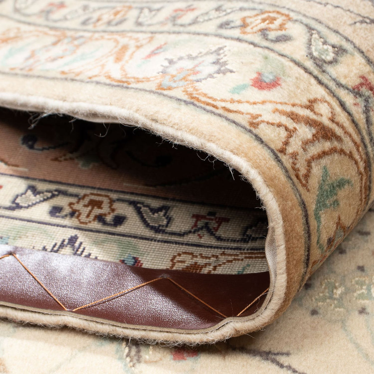 Dywan perski - Tabriz - Królewski - 300 x 204 cm - beżowy