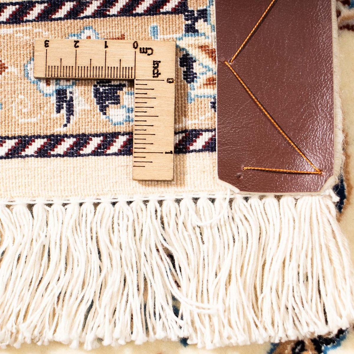 Dywan perski - Nain - Premium - 210 x 128 cm - beżowy