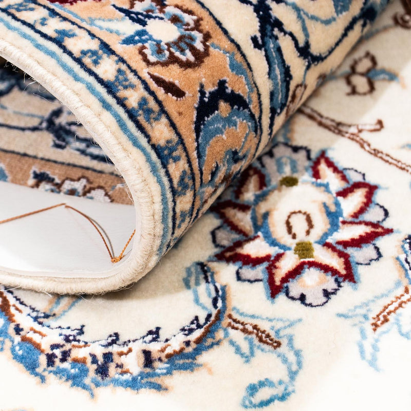 Dywan perski - Nain - Premium - 194 x 128 cm - beżowy